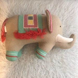 NWT! Anthropologie elephant stuffed animal